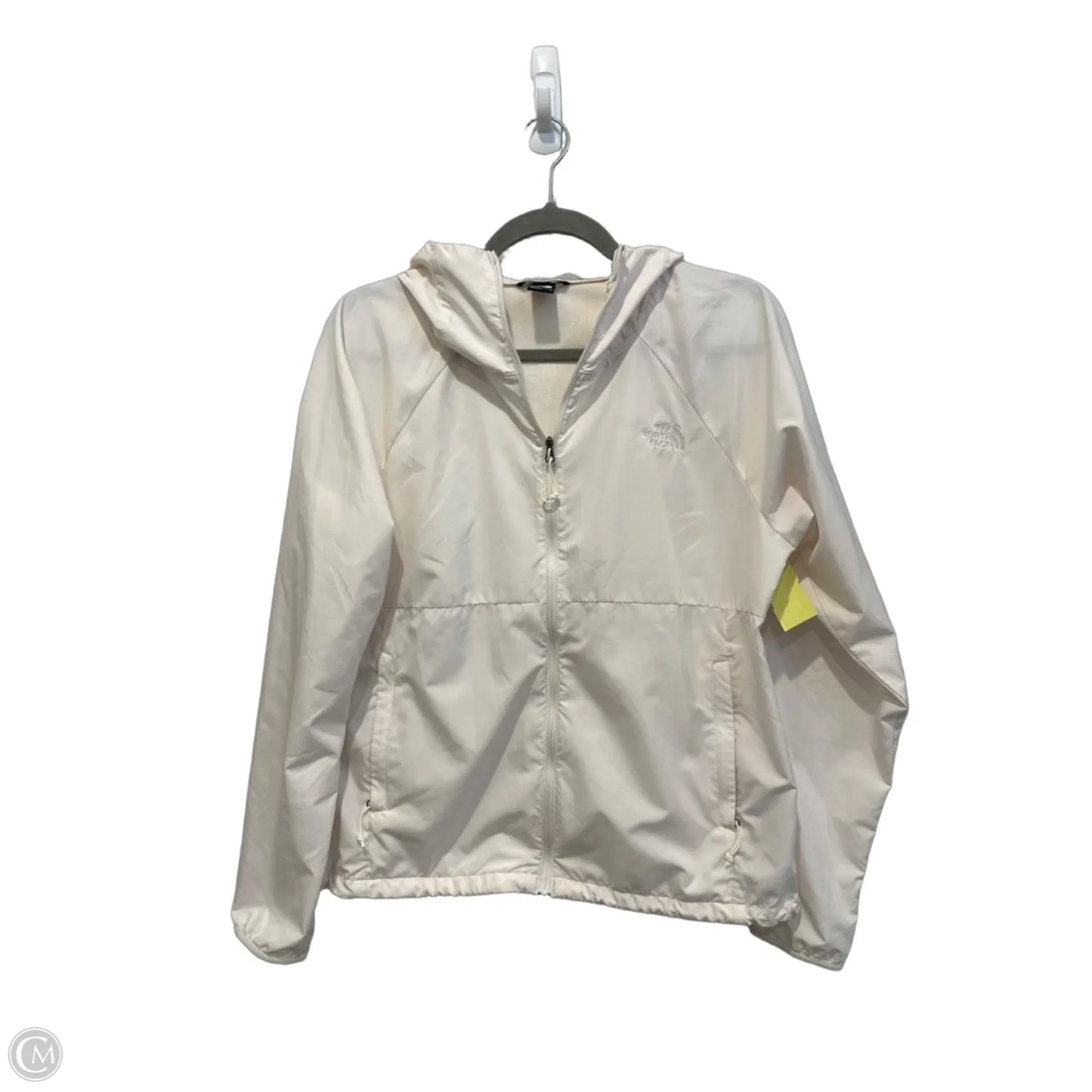 Jacket Windbreaker By The North Face In Cream, Size: M