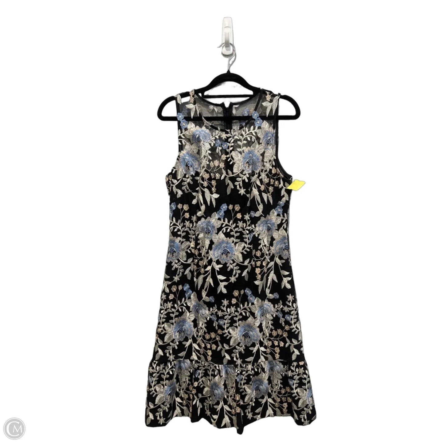 Dress Casual Midi By White House Black Market In Floral Print, Size: 6