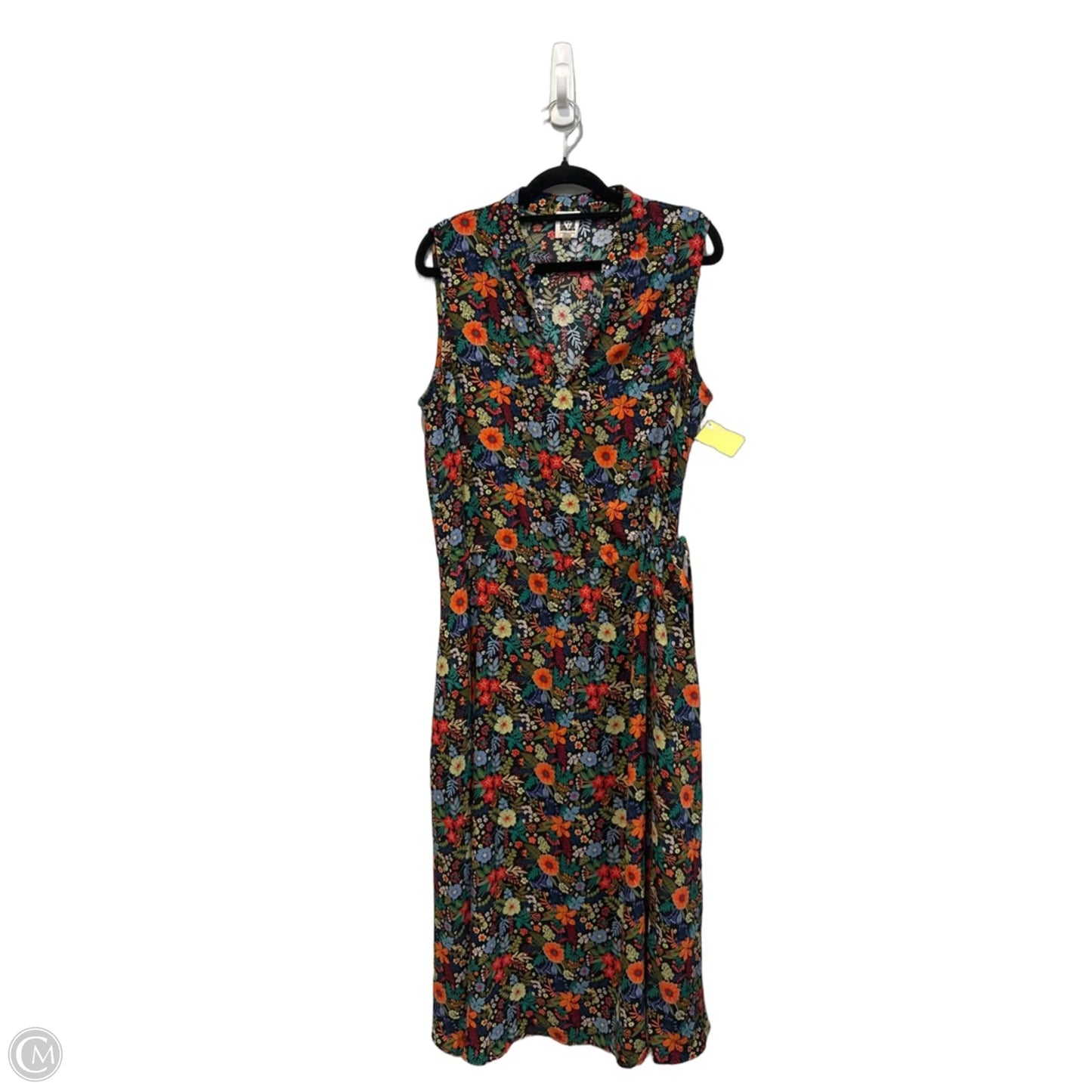 Dress Casual Midi By Anne Klein In Floral Print, Size: M