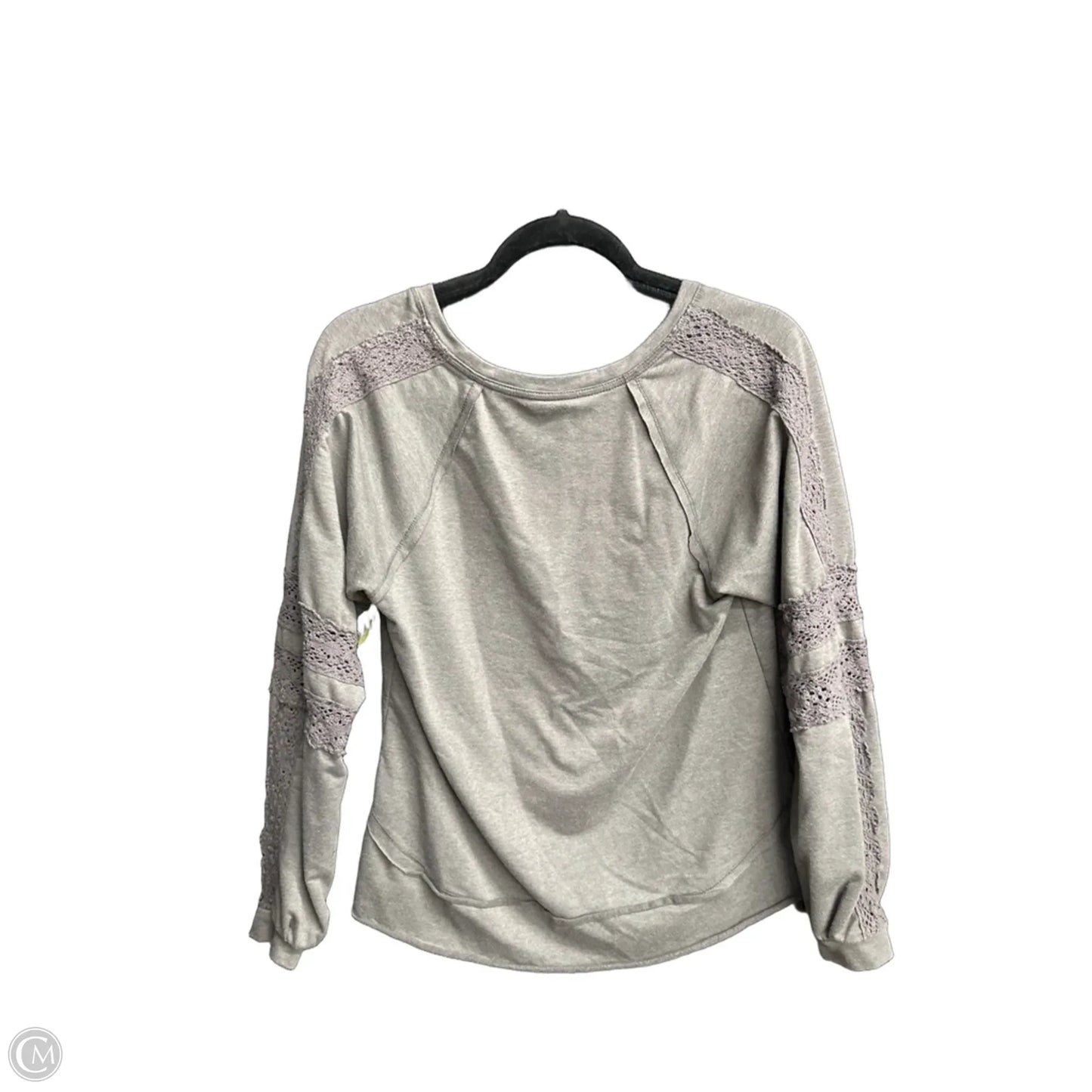 Top Long Sleeve By Knox Rose In Grey, Size: M