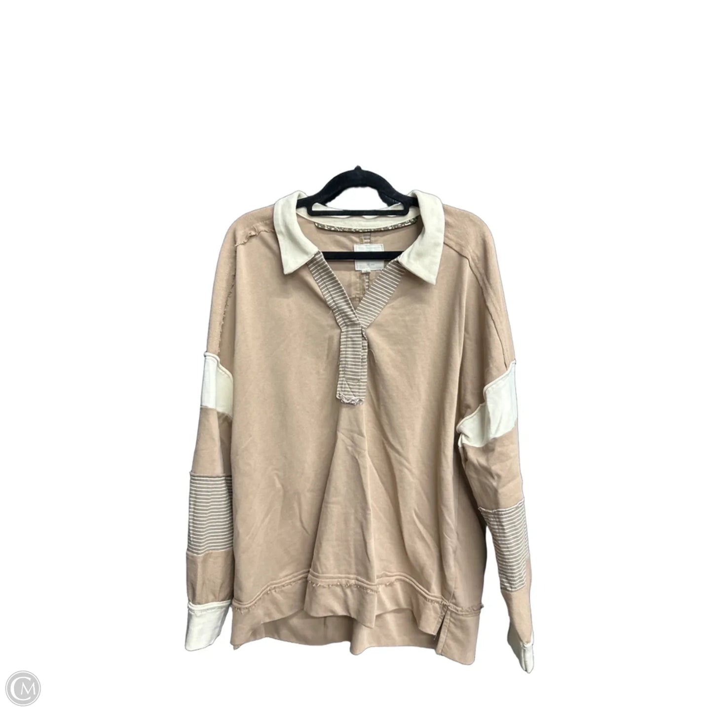 Top Long Sleeve By Umgee In Brown, Size: M
