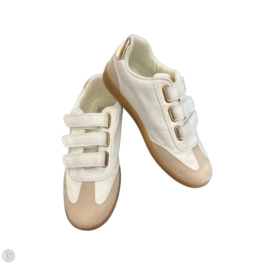 Shoes Sneakers By Dolce Vita In Gold & White, Size: 8