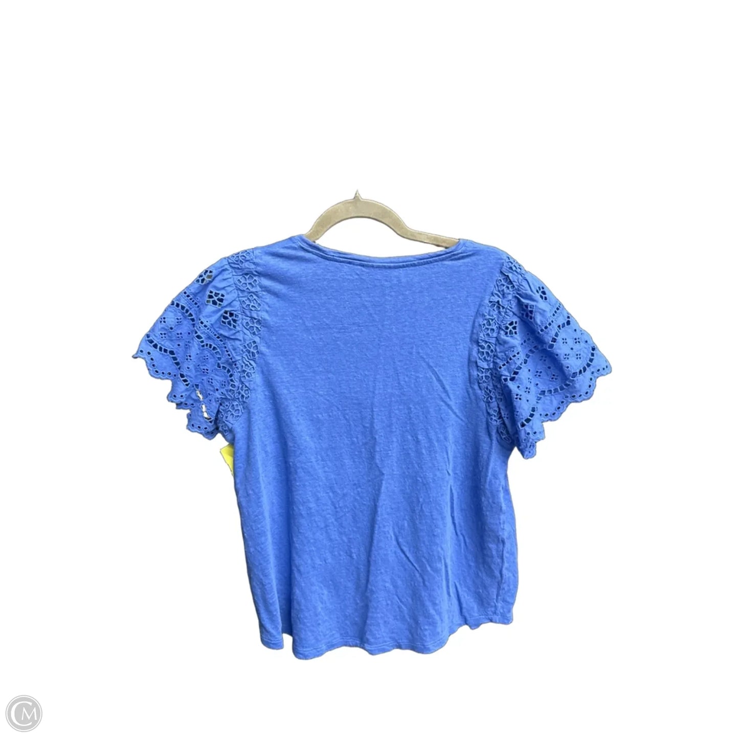 Top Short Sleeve By Chicos In Blue, Size: L