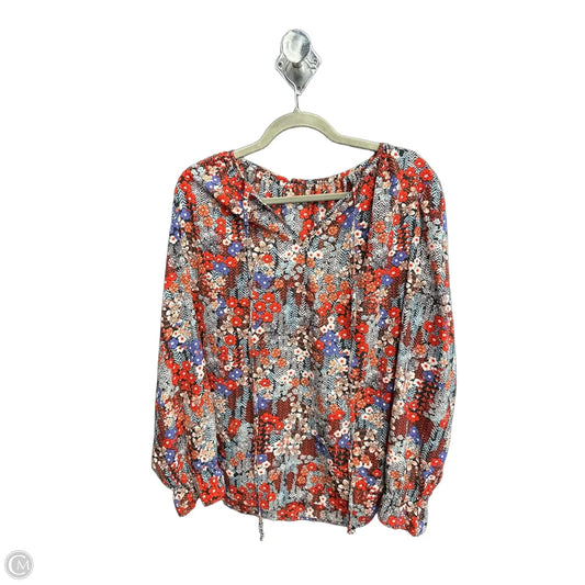 Top Long Sleeve By Clothes Mentor In Multi-colored, Size: L