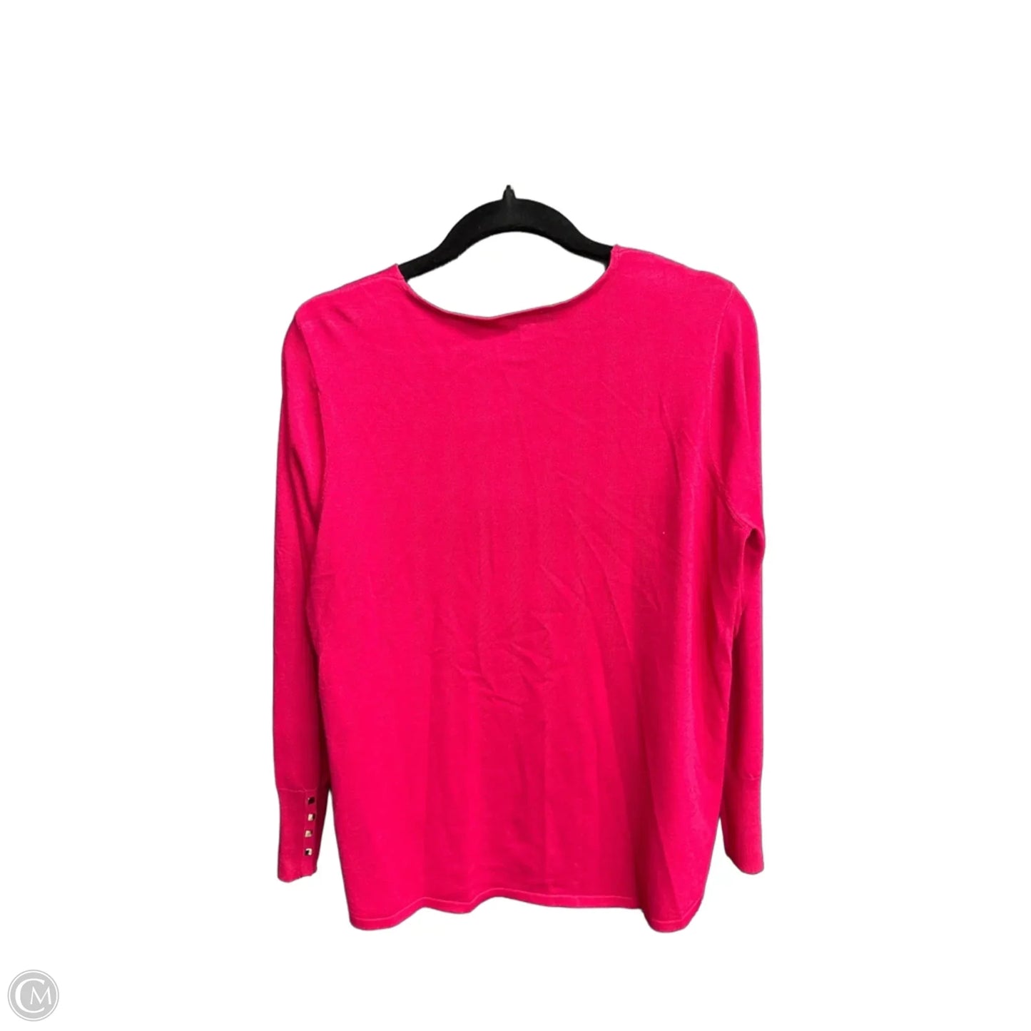 Top Long Sleeve By Chicos In Pink, Size: L