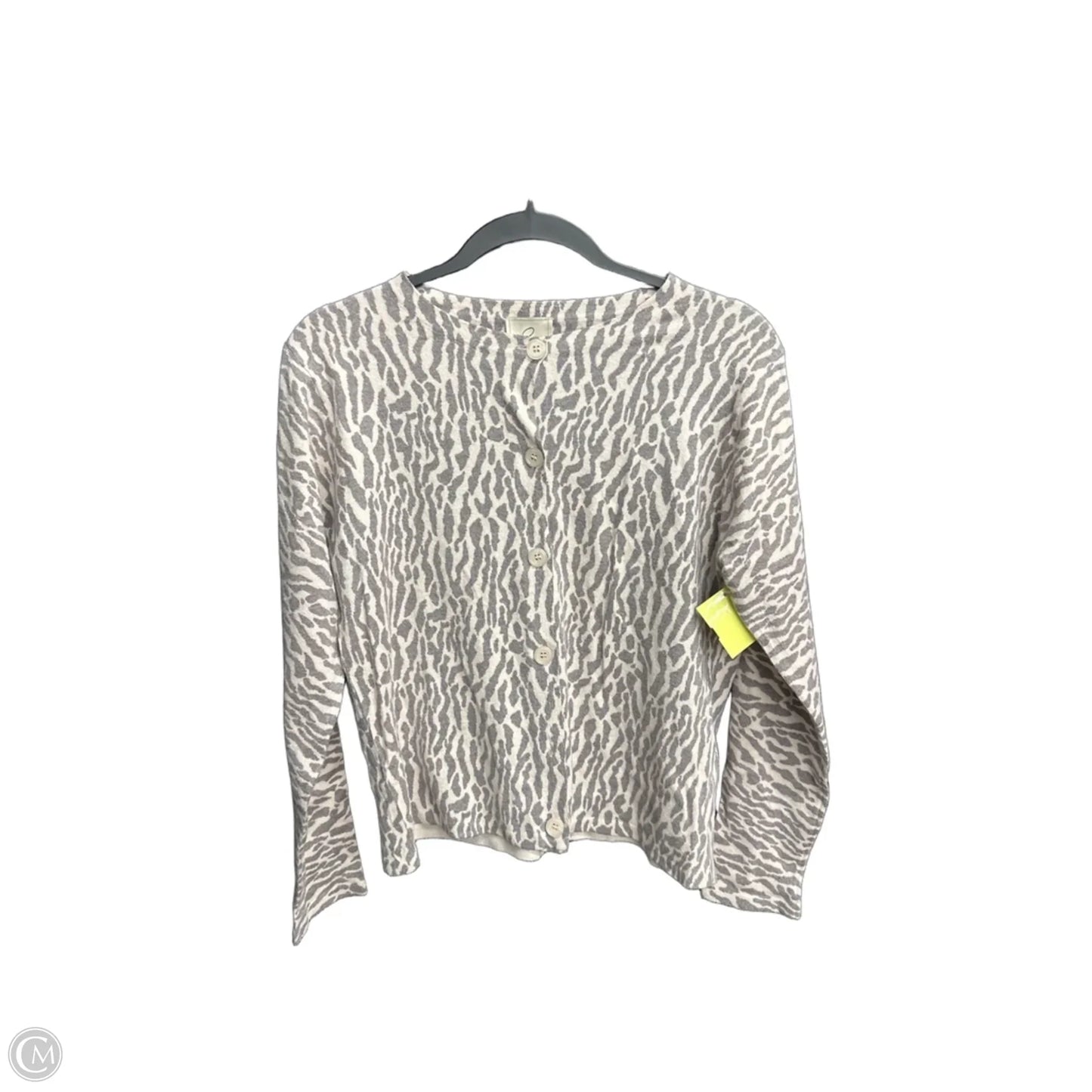 Cardigan By Sioni In Animal Print, Size: M