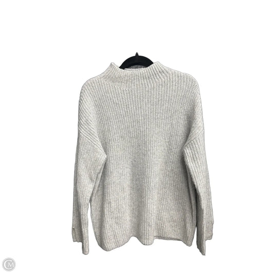 Sweater By Loft In Grey, Size: L