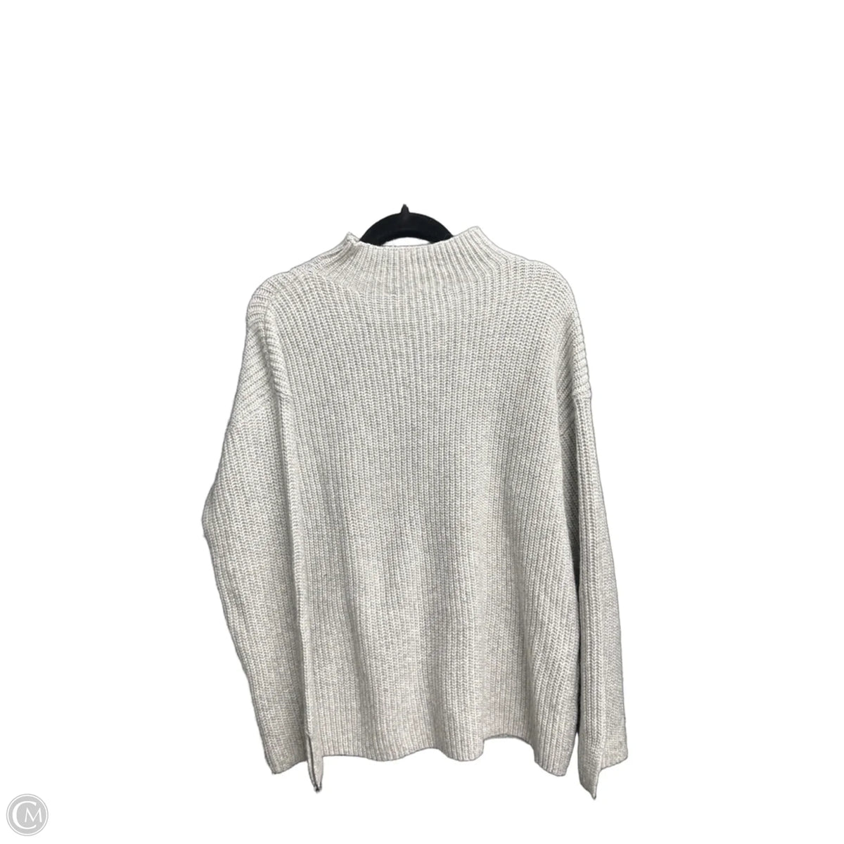 Sweater By Loft In Grey, Size: L