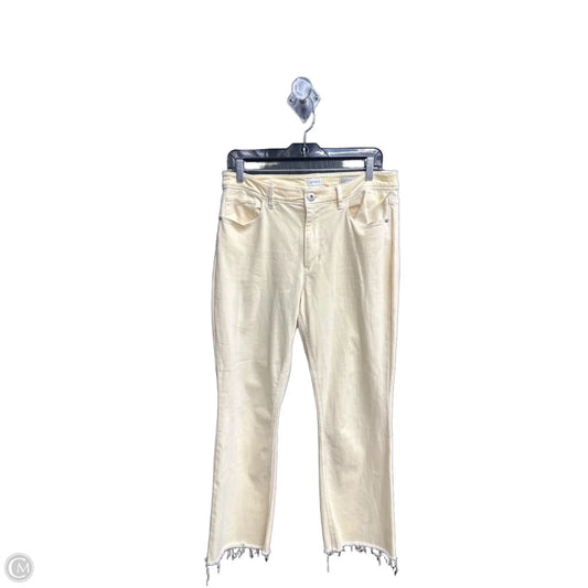 Jeans Flared By J. Jill In Yellow, Size: 10