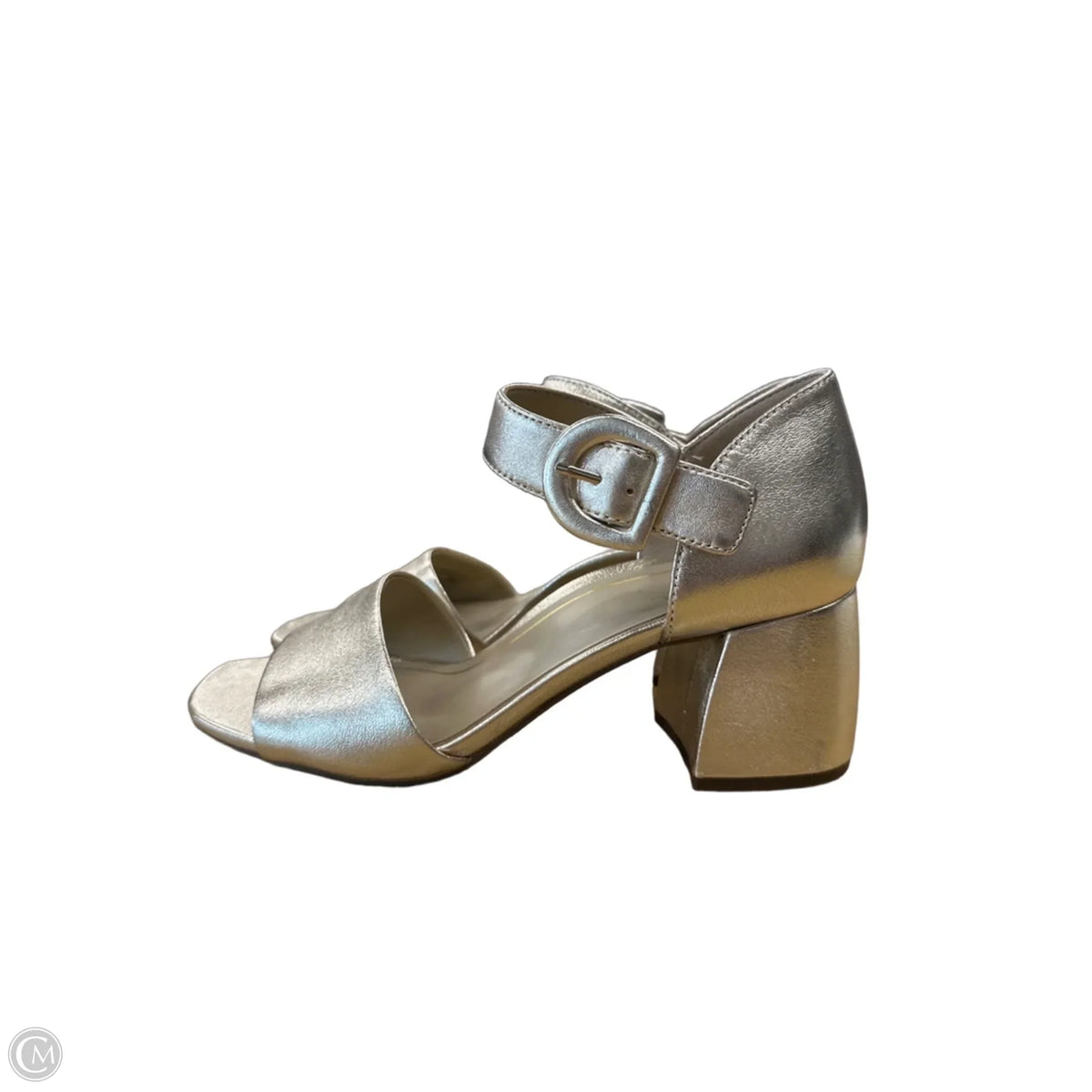 Shoes Heels Block By Vionic In Gold, Size: 8.5