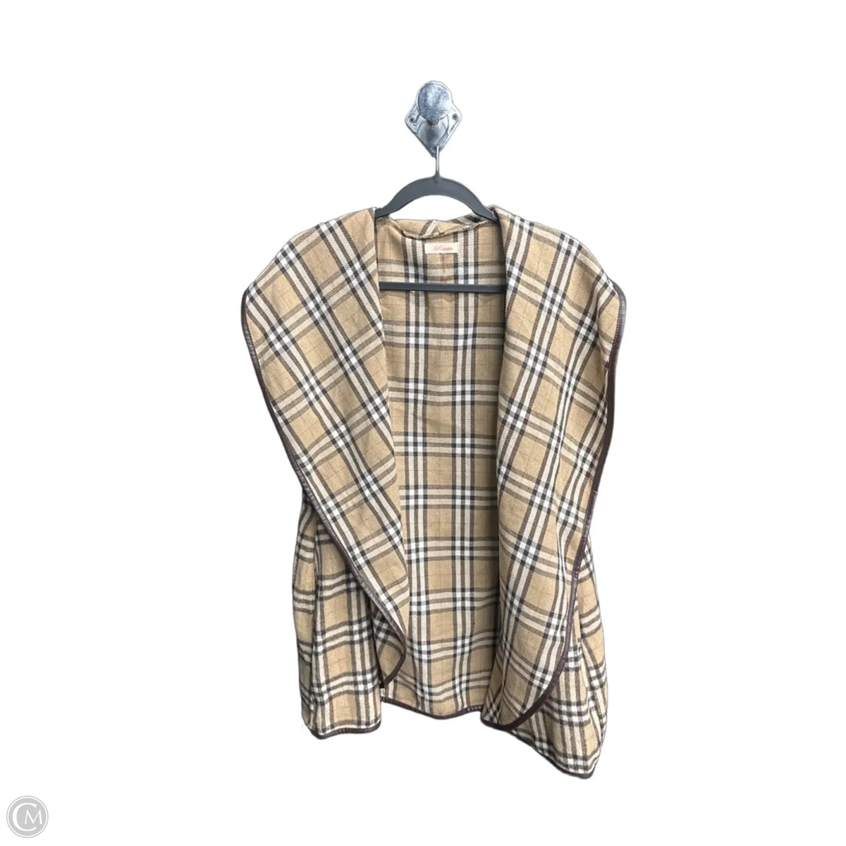 Vest Other By Clothes Mentor In Plaid Pattern, Size: M