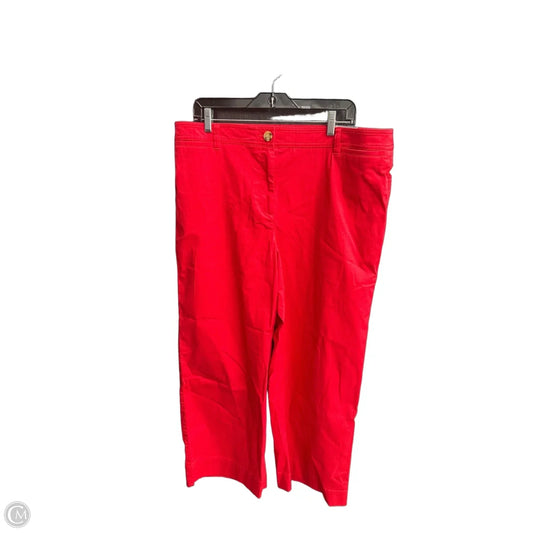 Pants Dress By Talbots In Red, Size: 16