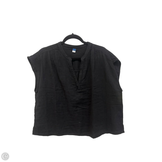 Top Sleeveless By Old Navy In Black, Size: L