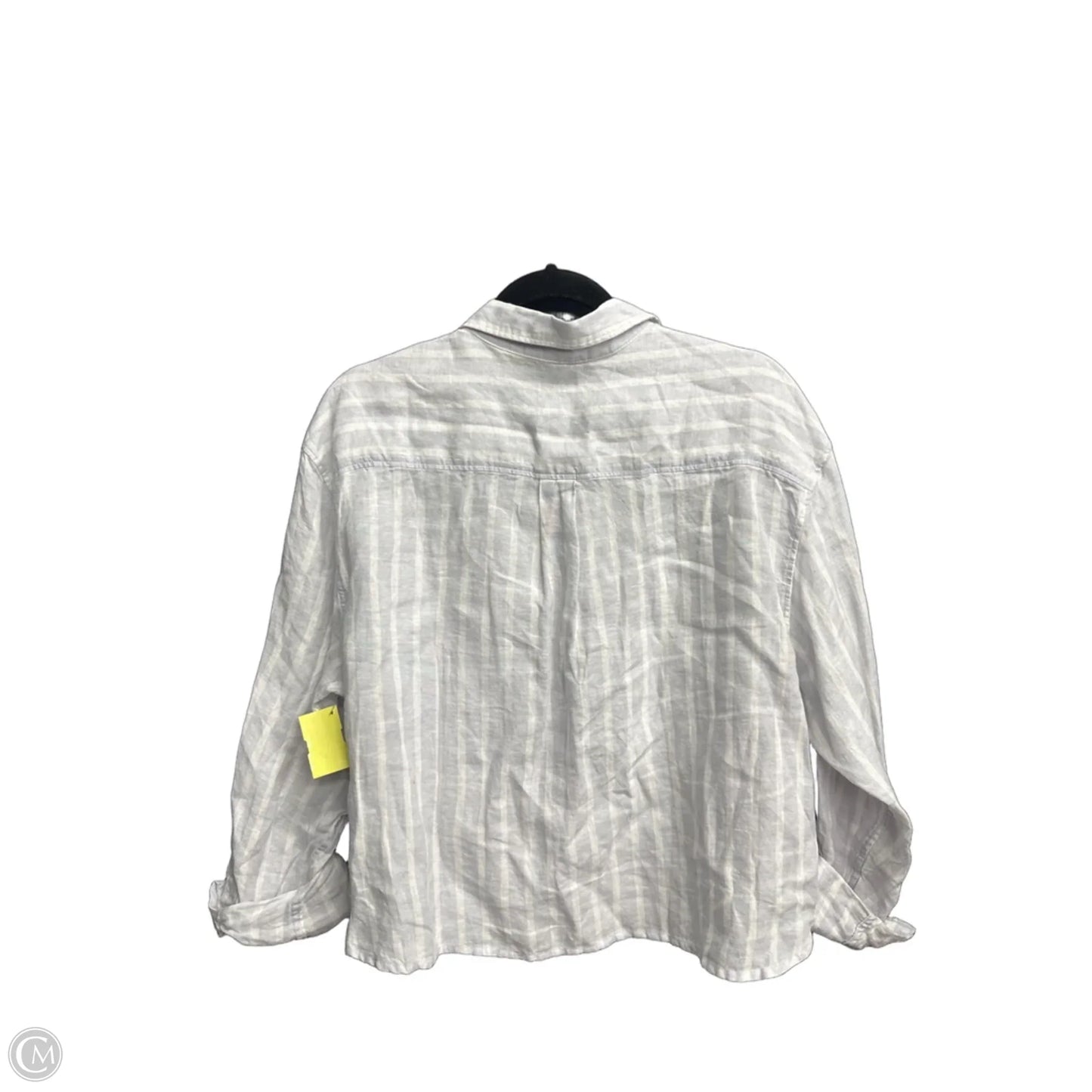 Top Long Sleeve By Gap In Striped Pattern, Size: M