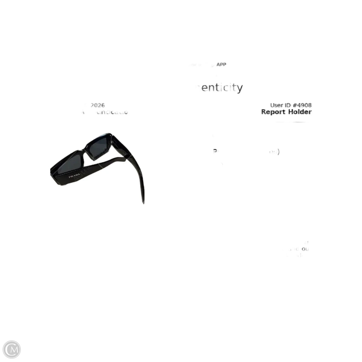 Sunglasses Luxury Designer By Prada, Size:
