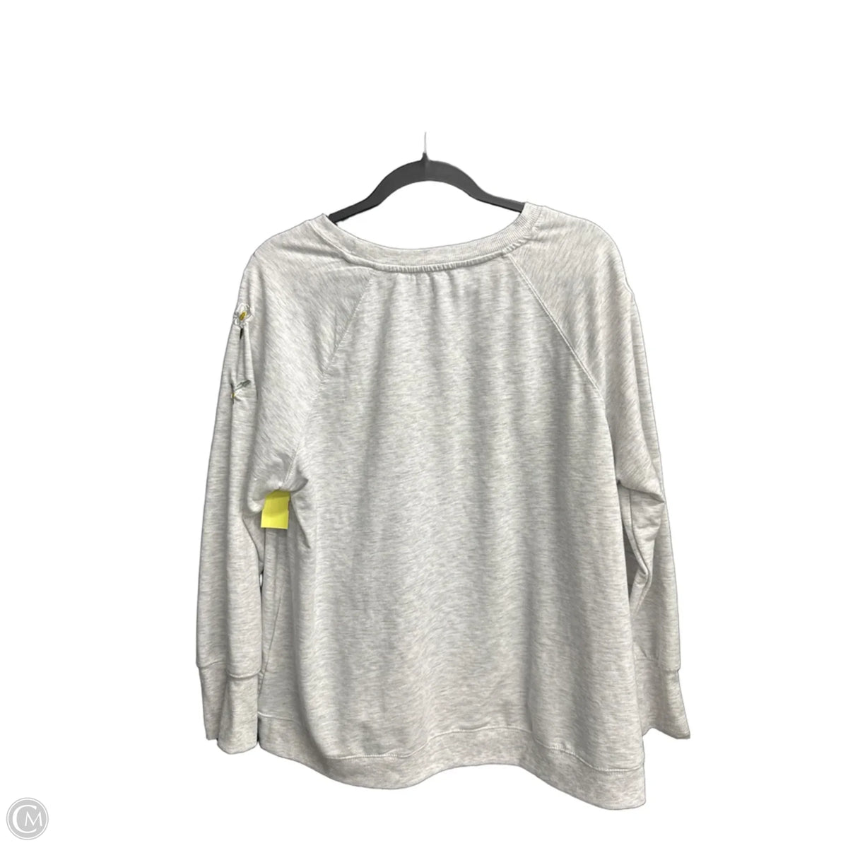 Top Long Sleeve By Workshop In Grey, Size: Xl