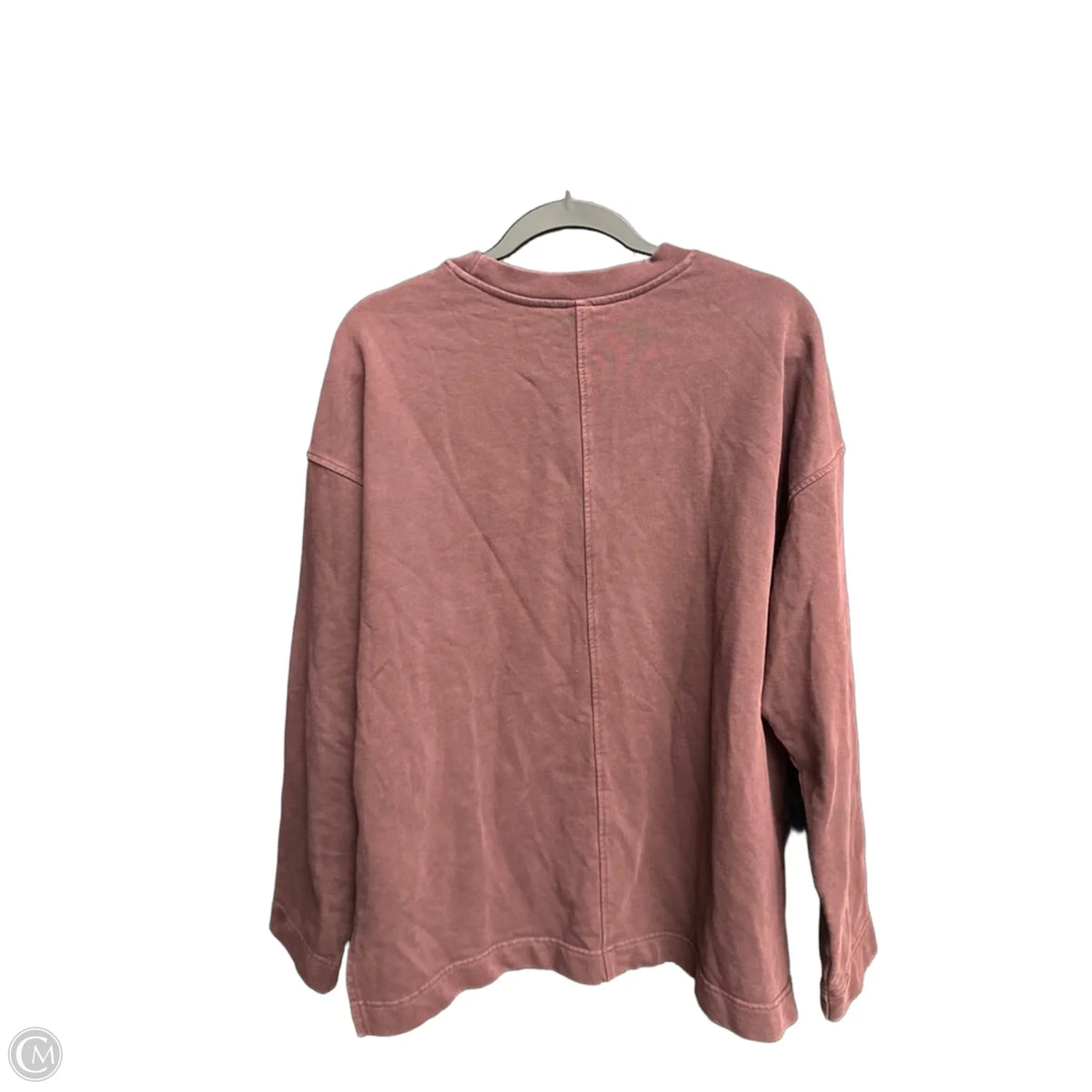 Sweatshirt Crewneck By H&m In Maroon, Size: M
