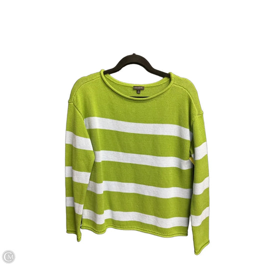 Sweatshirt Collar By Talbots In Blue & Green, Size: S