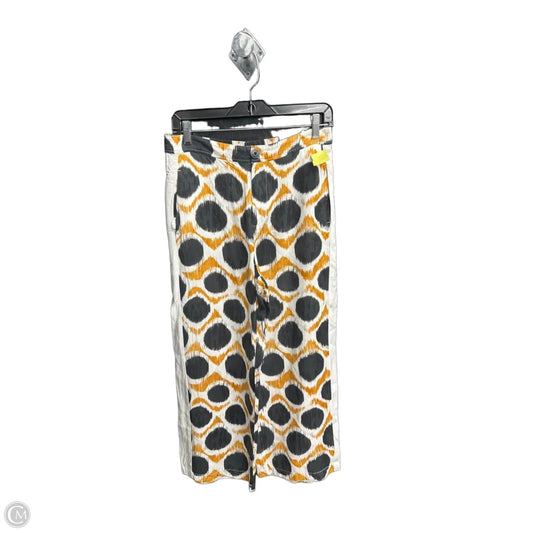 Pants Dress By Maeve In Black & Orange, Size: 8