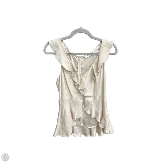 Blouse Sleeveless By Amanda Uprichard In Cream, Size: S