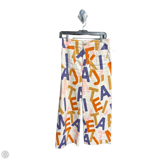 Pants Wide Leg By Maeve In Multi-colored, Size: 4