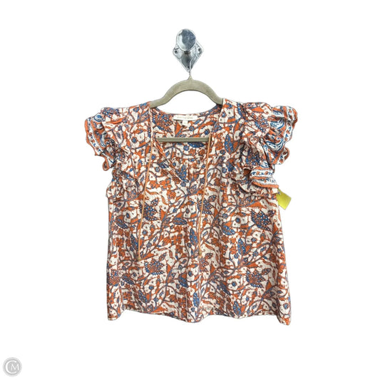 Top Sleeveless By Love The Label In Blue & Orange, Size: Xs