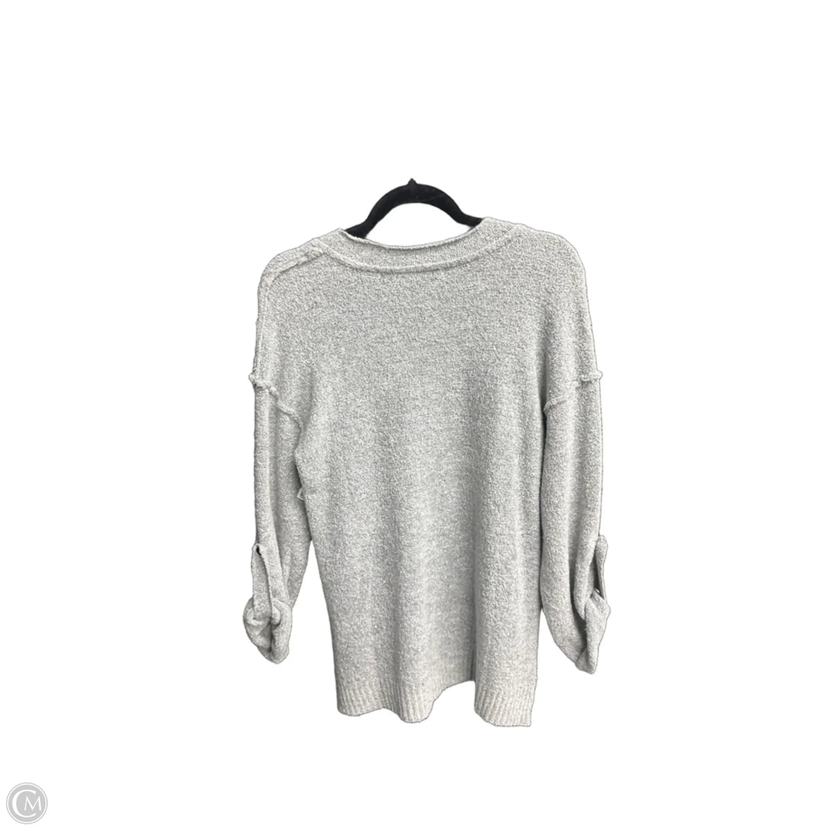 Top Long Sleeve By Lush In Grey, Size: S