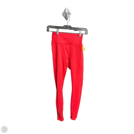 Athletic Leggings By Fabletics In Red, Size: Xs