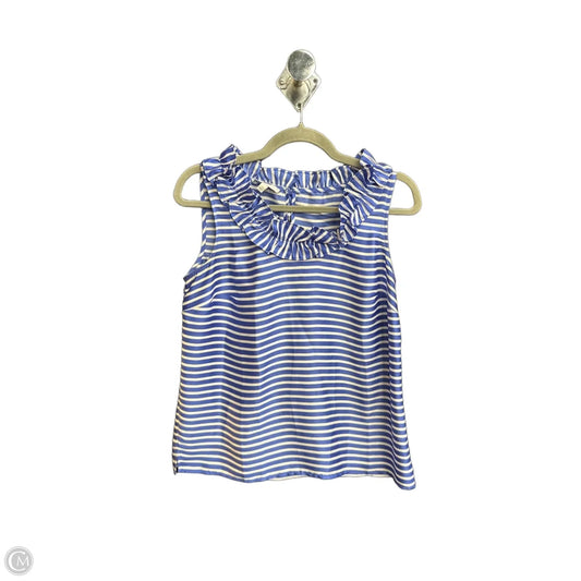 Top Sleeveless By Talbots In Striped Pattern, Size: S