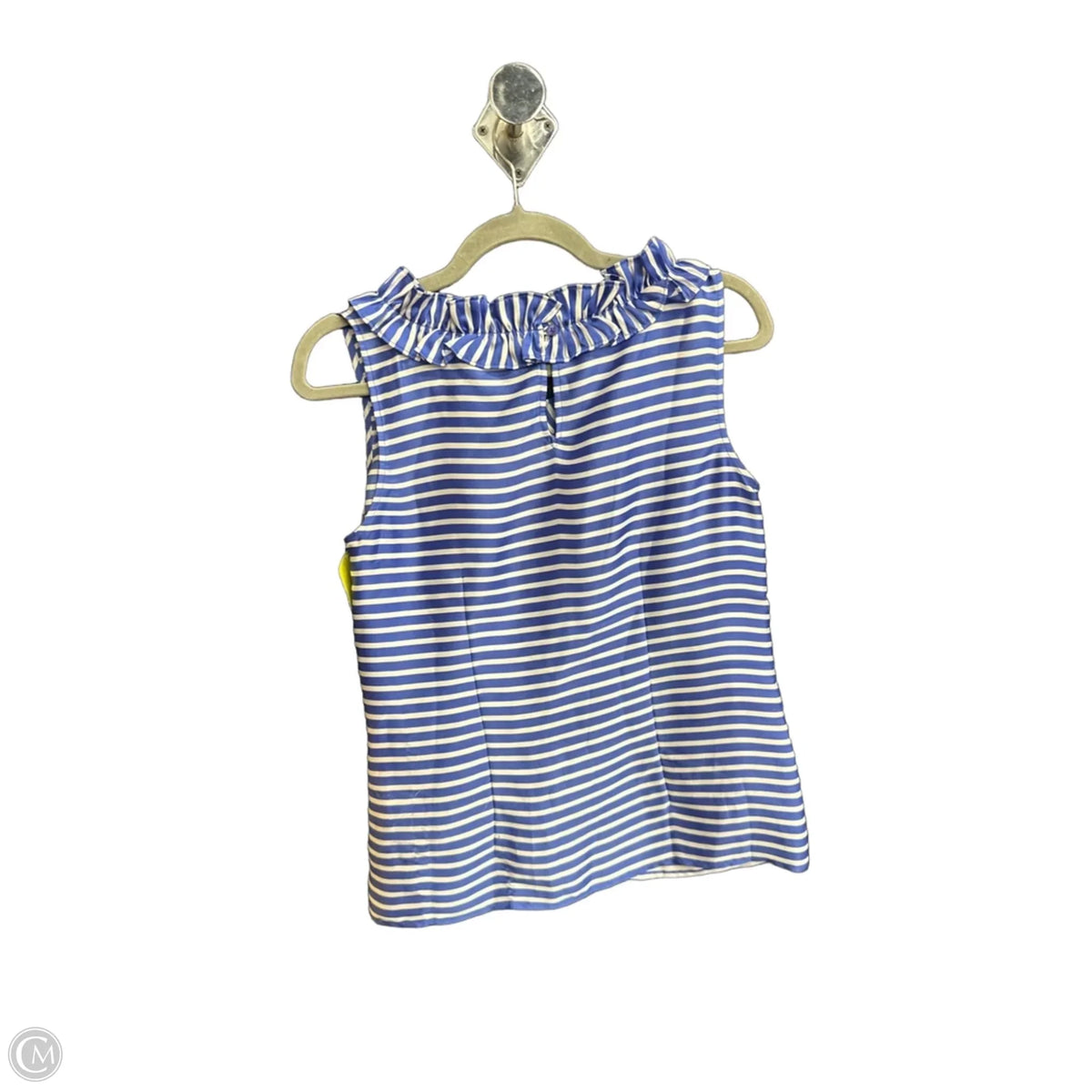 Top Sleeveless By Talbots In Striped Pattern, Size: S