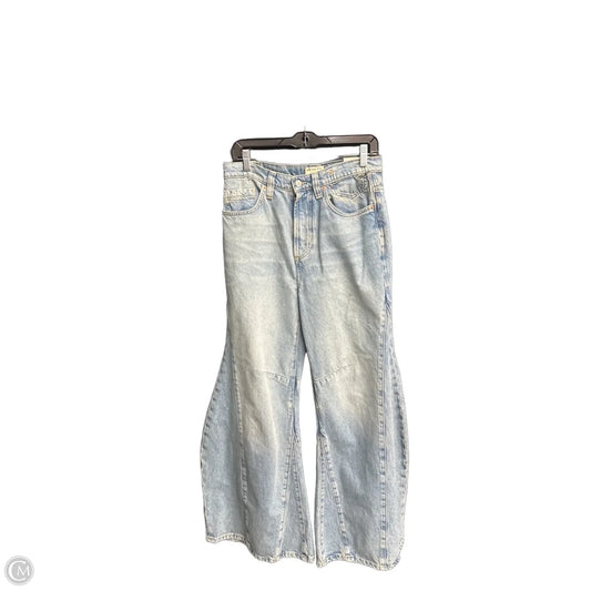 Jeans Wide Leg By We The Free In Blue Denim, Size: 4