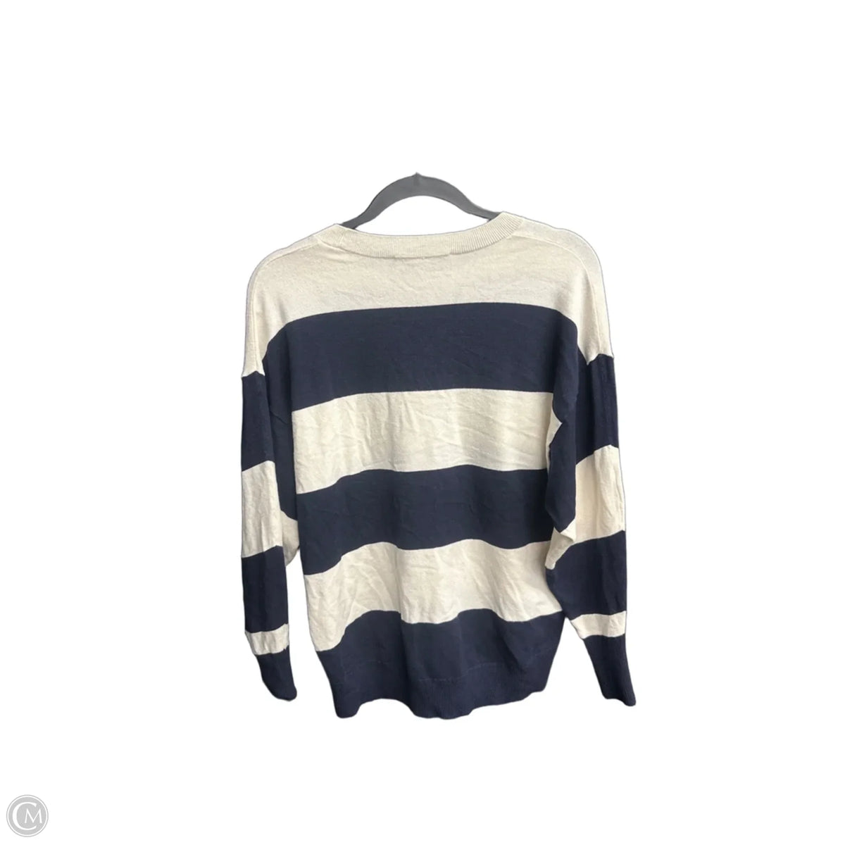 Top Long Sleeve By Loft In Striped Pattern, Size: Xs