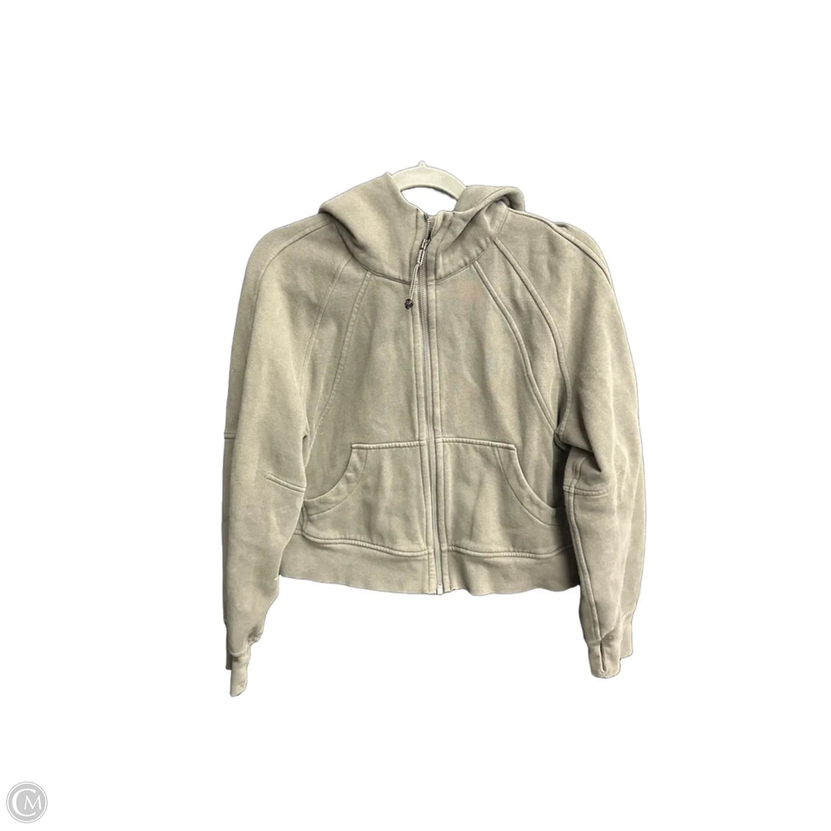 Athletic Jacket By Lululemon In Green, Size: Xs