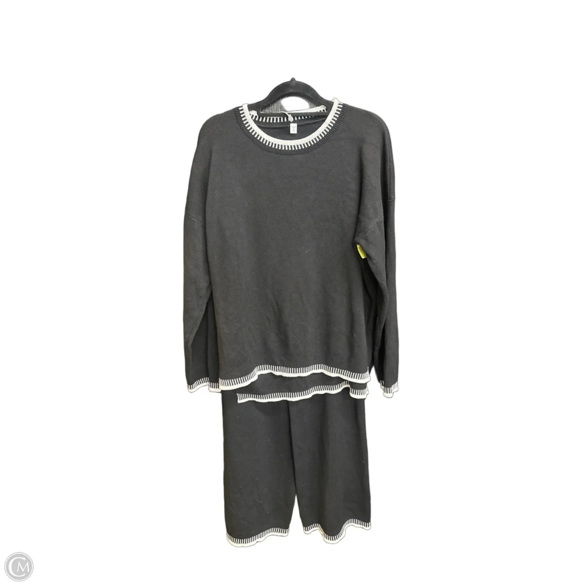 Pants Set 2pc By Clothes Mentor In Black & White, Size: S