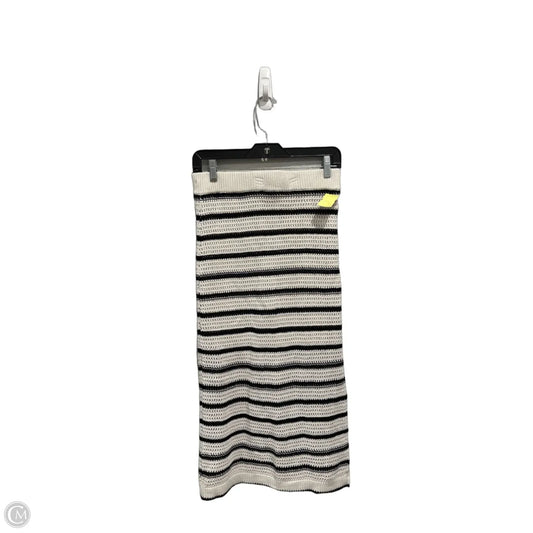 Skirt Midi By Skies Are Blue In Striped Pattern, Size: S