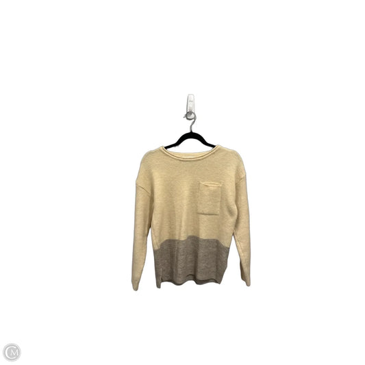 Sweater By Pinch In Cream & Grey, Size: S