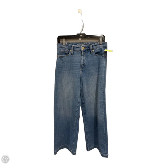 Jeans Wide Leg By Universal Thread In Blue Denim, Size: 8