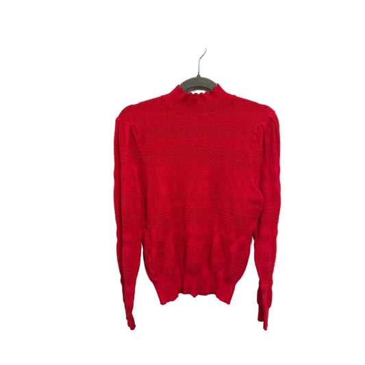 Top Long Sleeve By &merci In Red, Size: S
