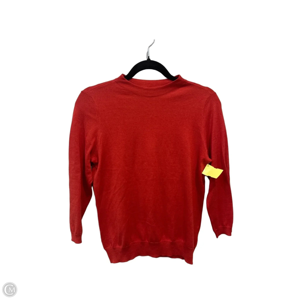 Top Long Sleeve By Talbots In Red, Size: M