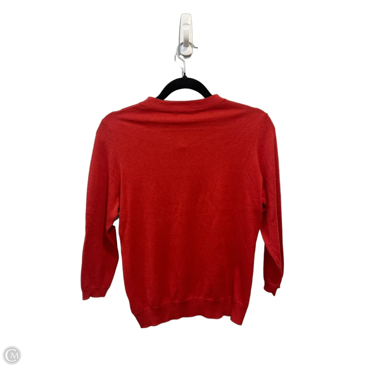 Top Long Sleeve By Talbots In Red, Size: M