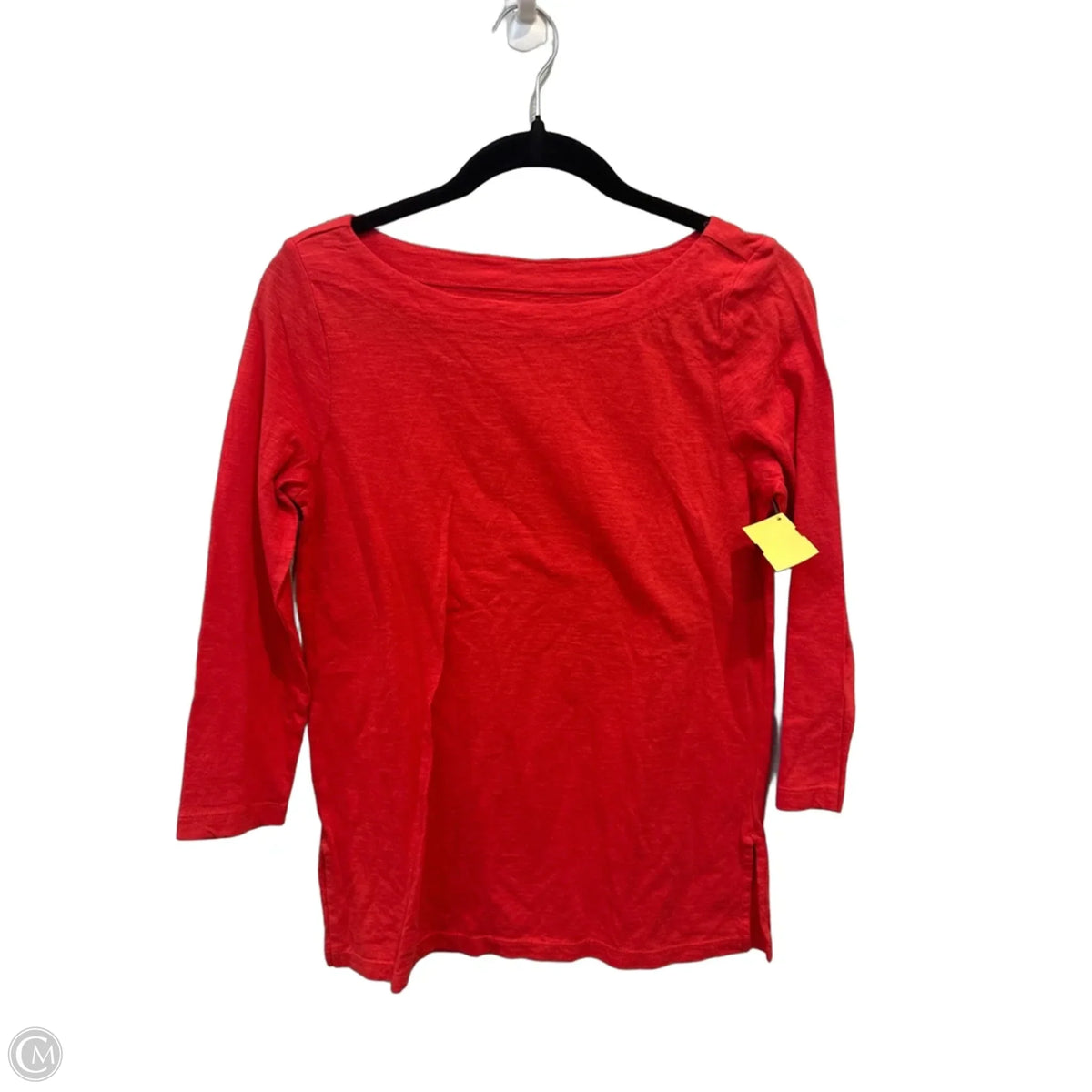 Top Long Sleeve By Loft In Red, Size: S
