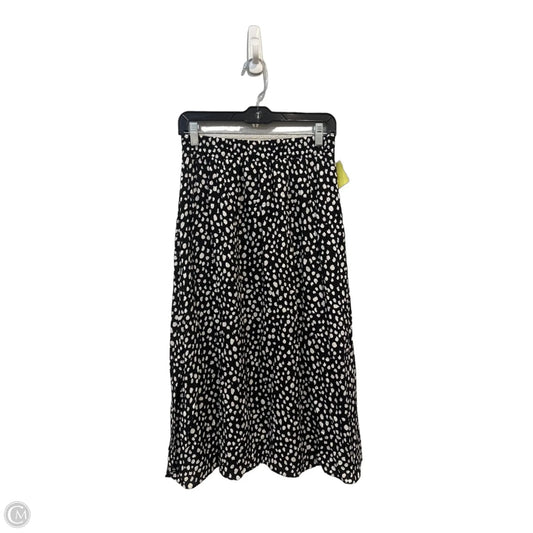 Skirt Midi By Loft In Polkadot Pattern, Size: 0