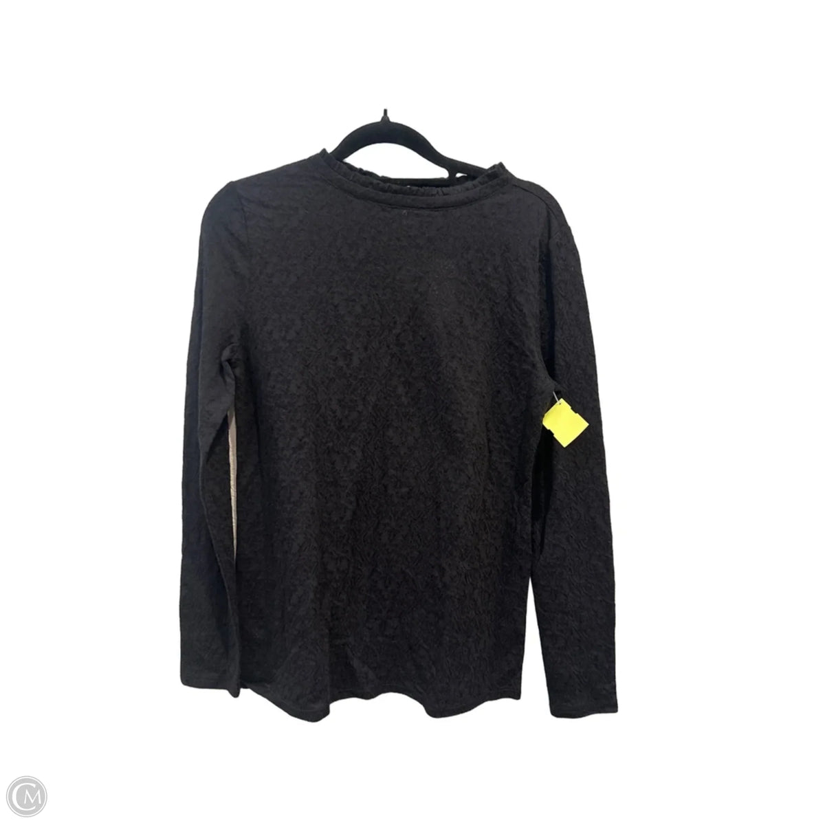 Top Long Sleeve By Loft In Black, Size: S