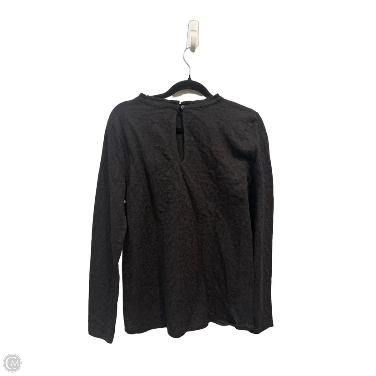 Top Long Sleeve By Loft In Black, Size: S