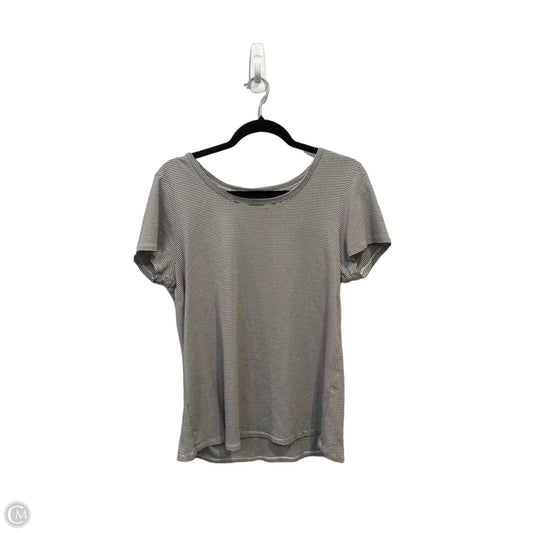 Top Short Sleeve By J. Jill In Striped Pattern, Size: L