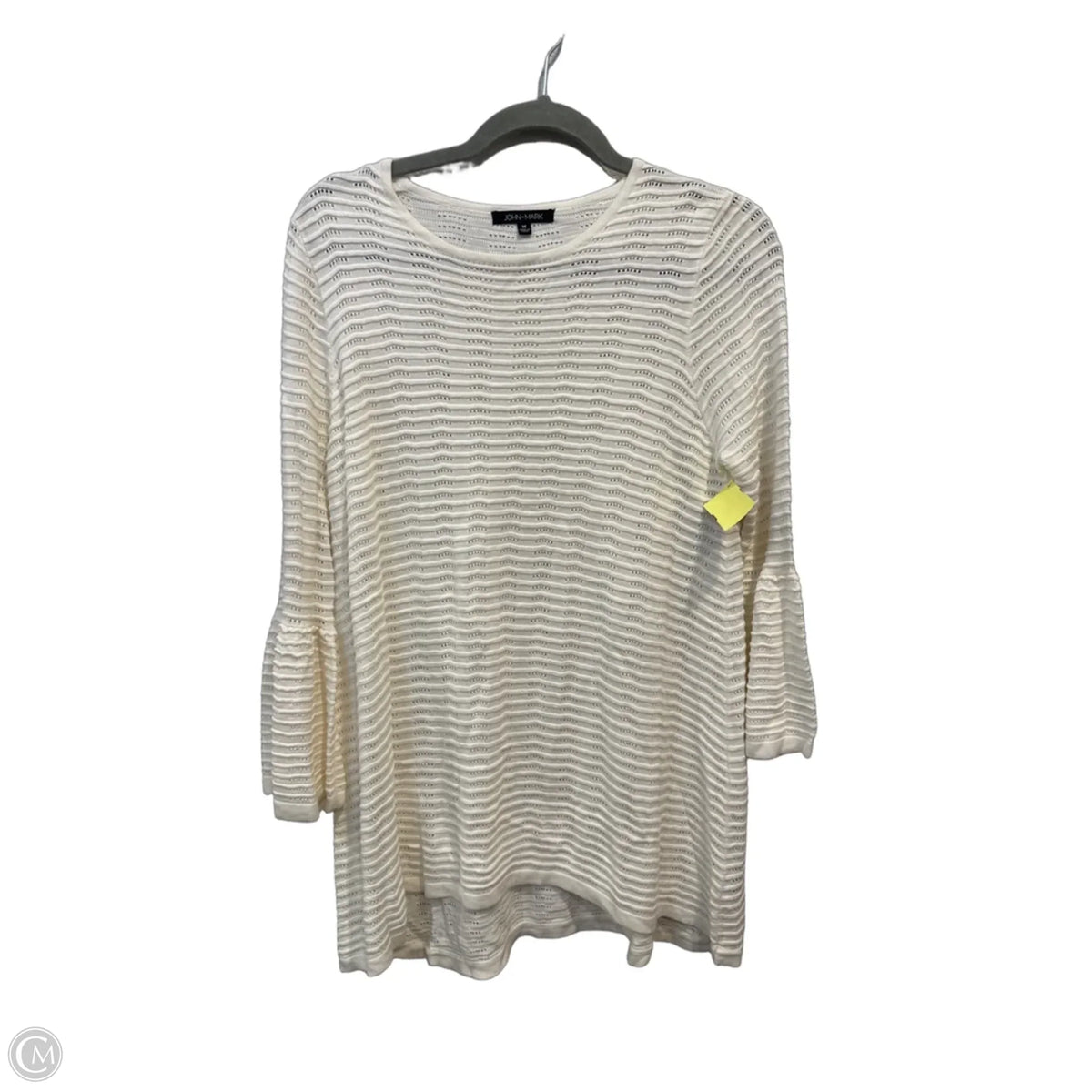 Sweater By John Mark In Cream, Size: M