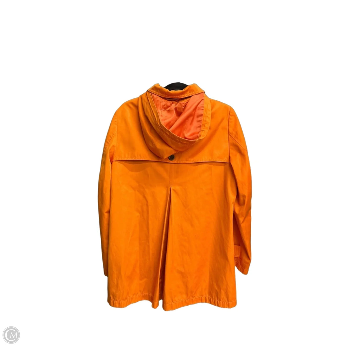 Coat Raincoat By Lands End In Orange, Size: M