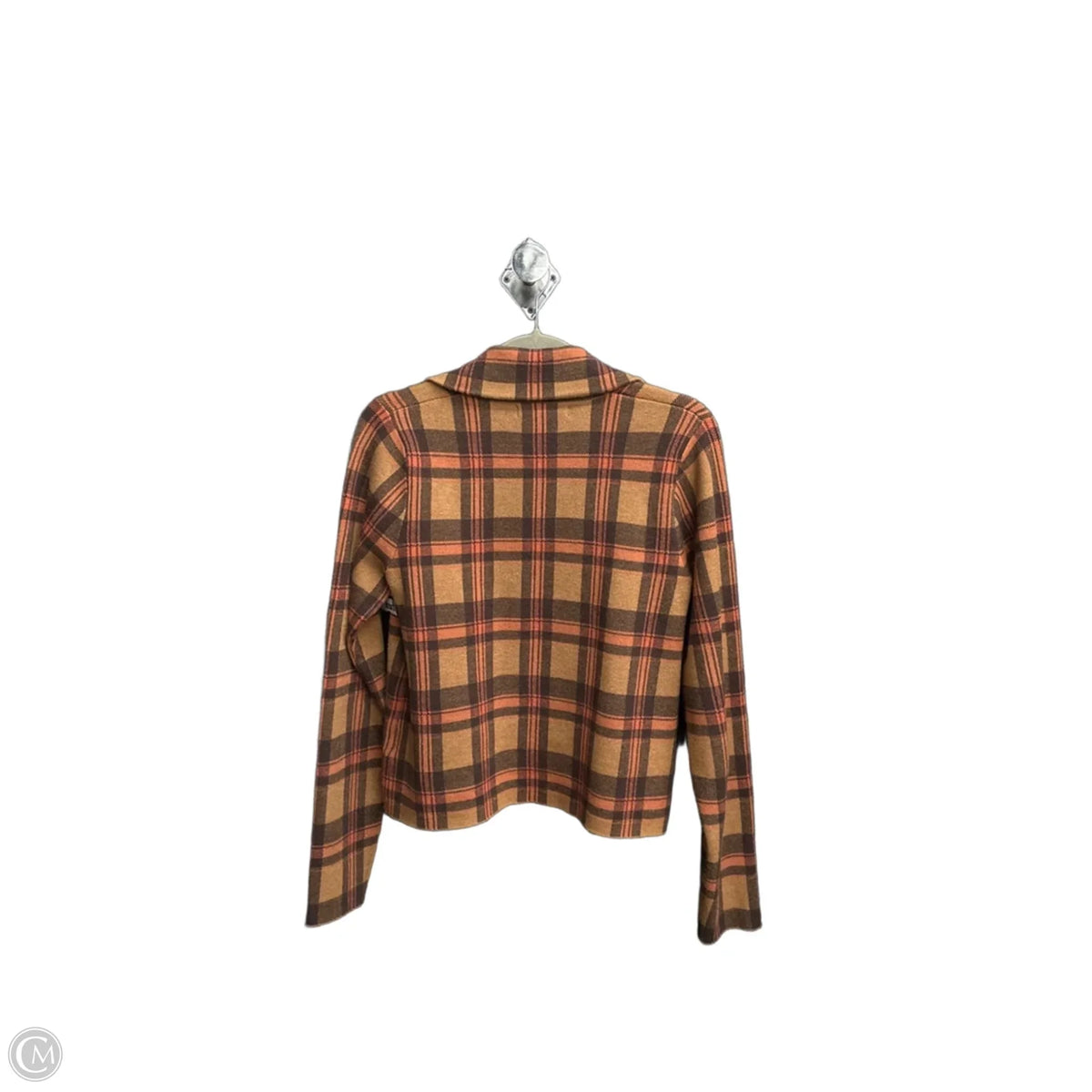 Blazer By Tahari In Plaid Pattern, Size: M