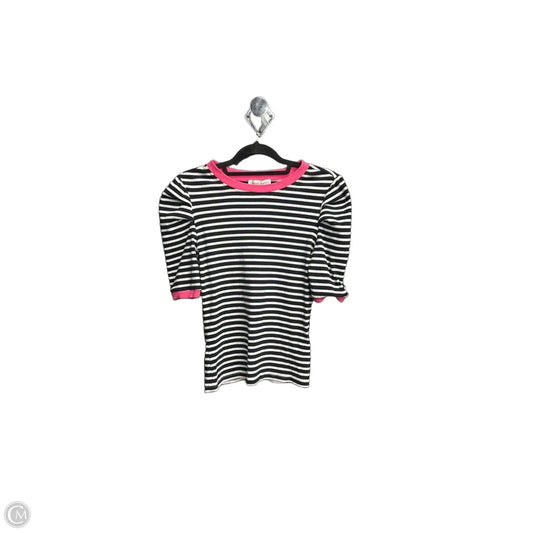 Top Short Sleeve Designer By Rebecca Minkoff In Striped Pattern, Size: S