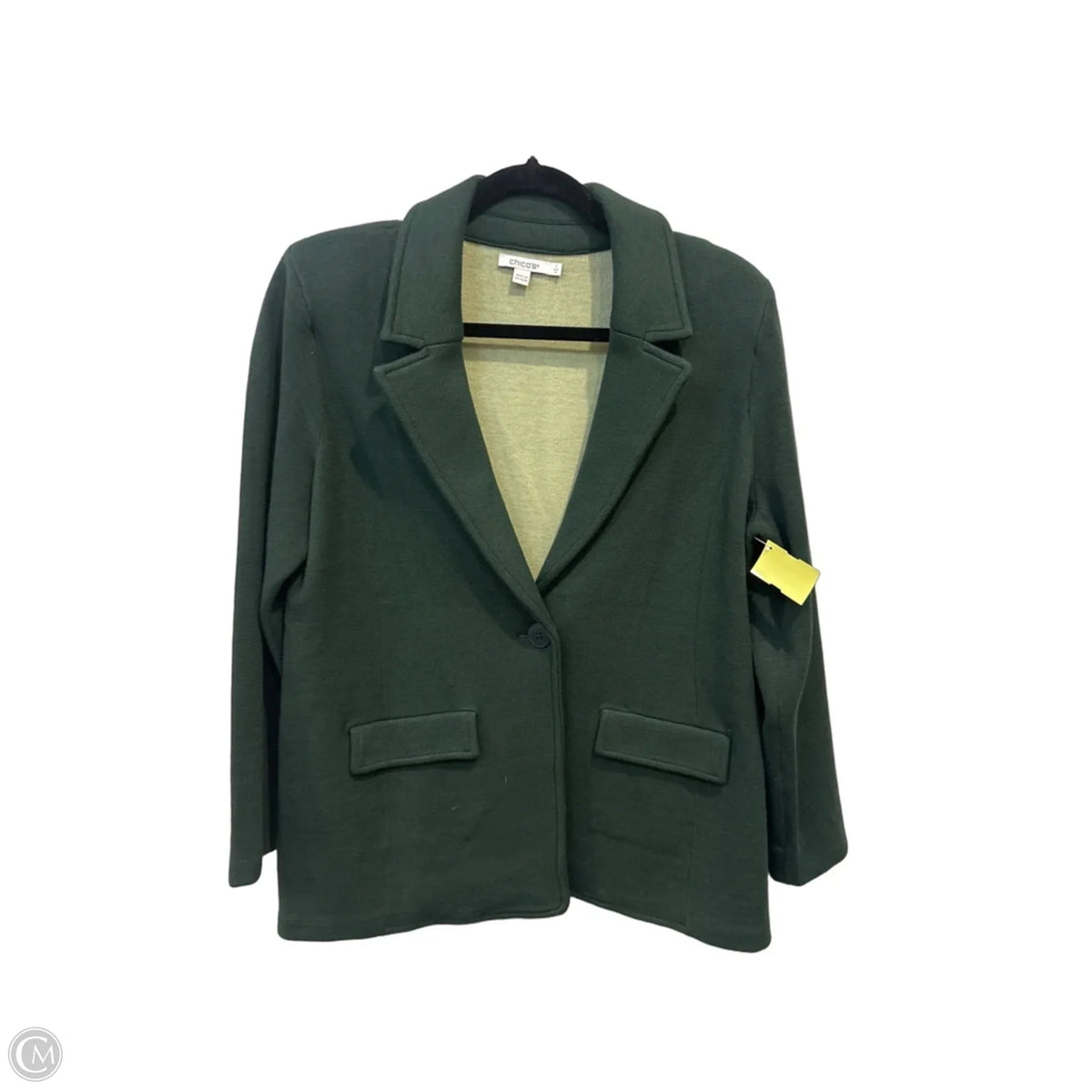 Blazer By Chicos In Green, Size: M